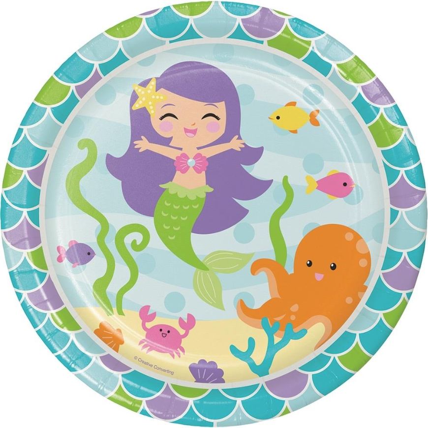 Mermaid Friends Party Pack: Tableware & Decoration Kit