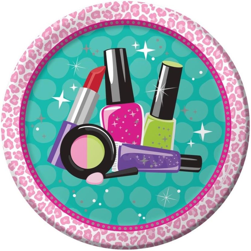 Make-Up Spa Birthday Party Pack: Tableware Party Kit