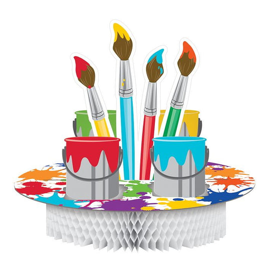 Art Party Table Centrepiece Decoration 30cm | Party Save Smile