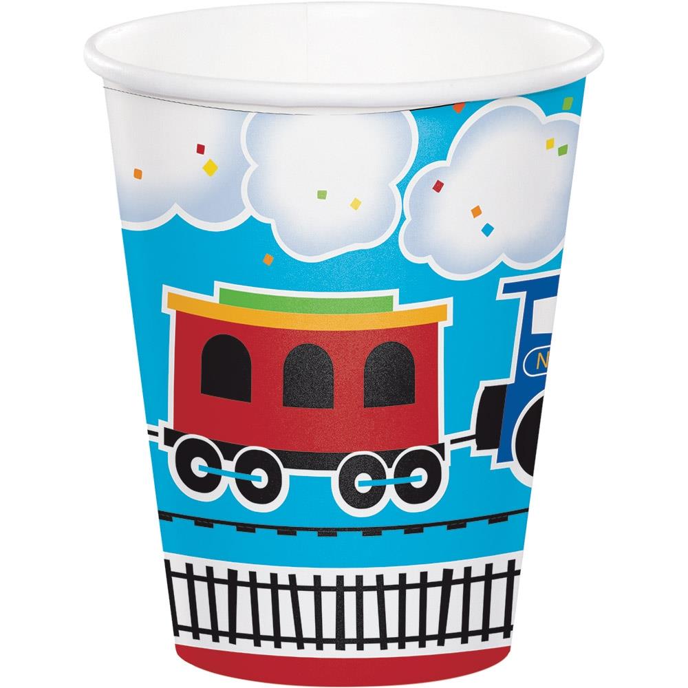 Train 1st Birthday Party Pack: Tableware & Decoration Kit