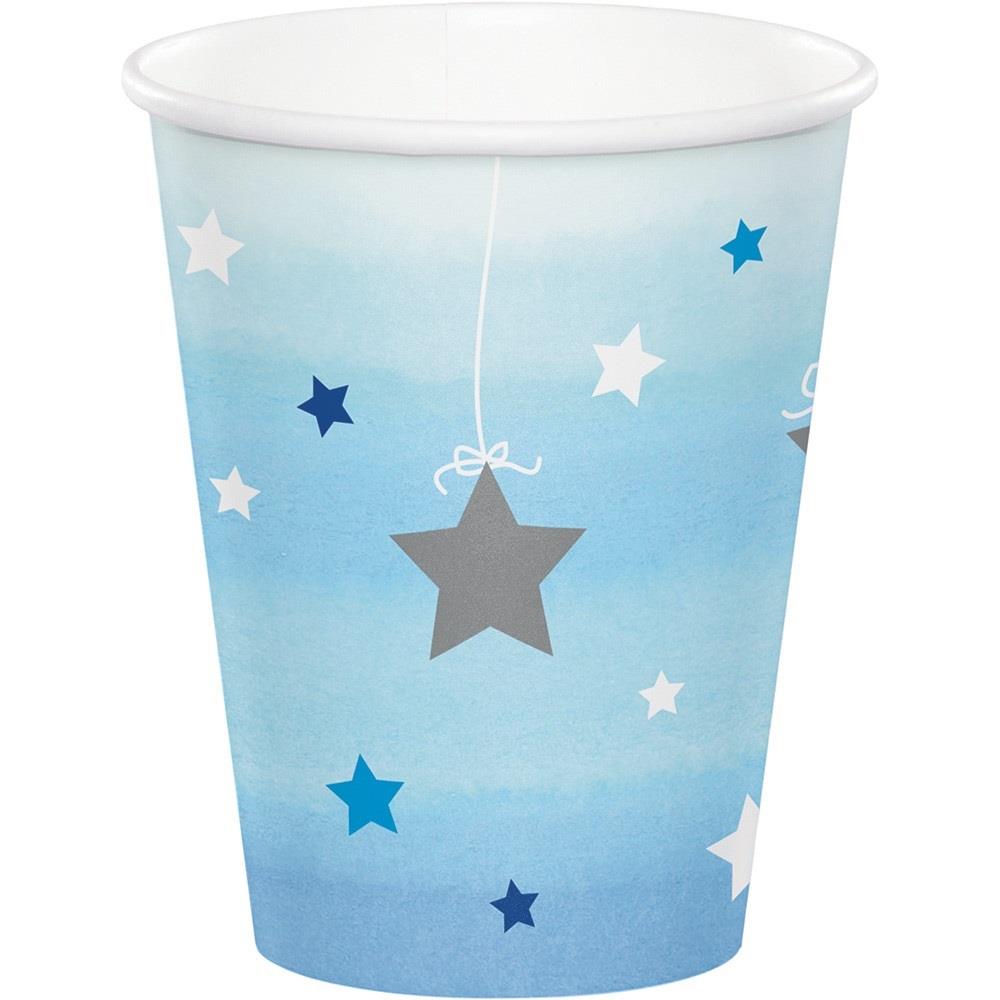 Blue Star 1st Birthday Party Pack: Tableware & Decoration Kit