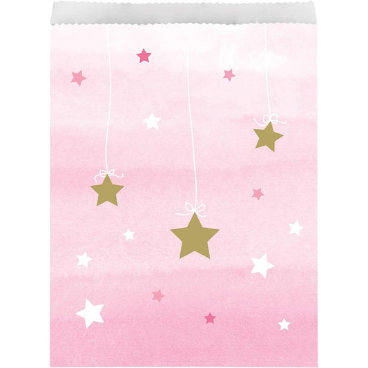 Pink and Gold Party Bags Twinkle Star