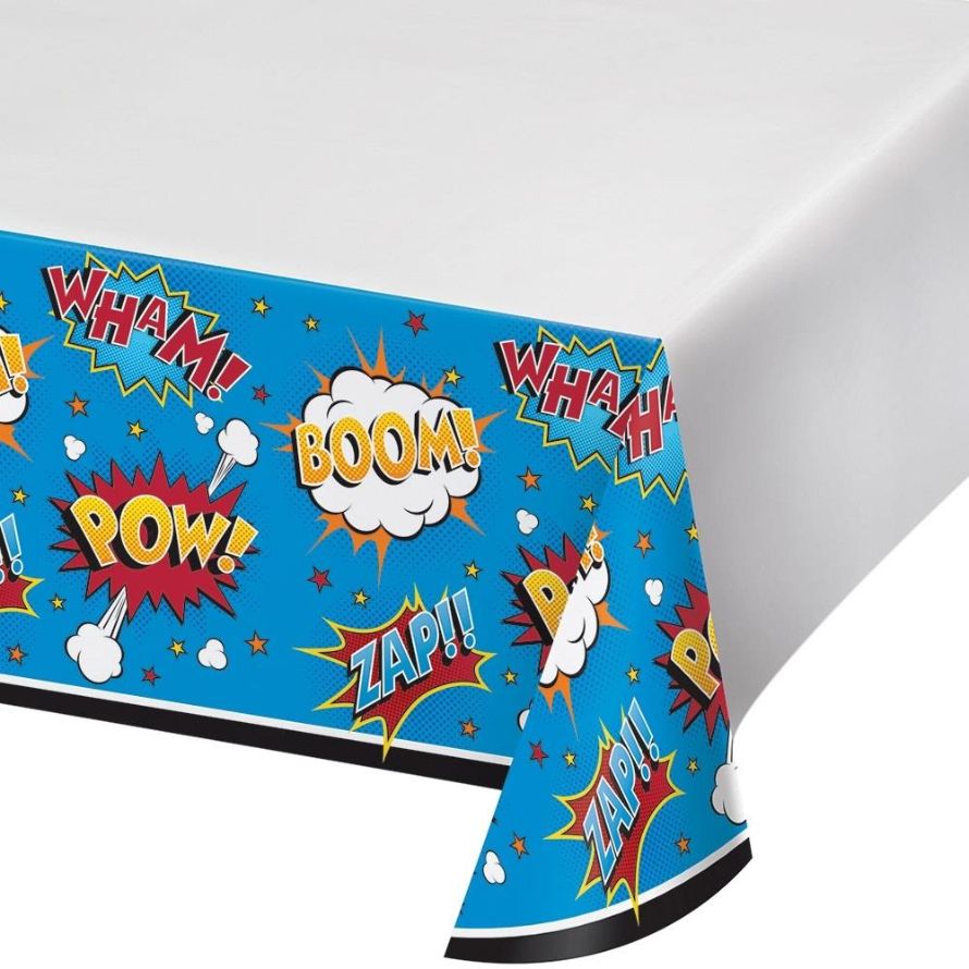 Superhero Slogans Party Pack: Tableware Party Kit