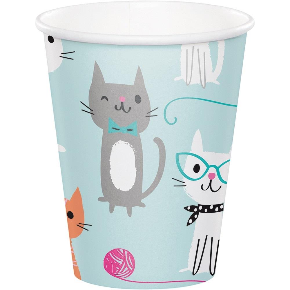 Purrfect Cat Party Supplies: Tableware & Decoration Kit