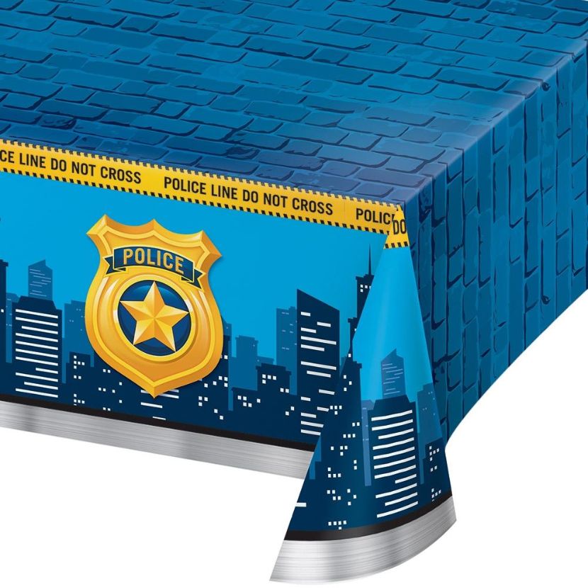 Police Party Pack: Tableware Kit for 8 - 48 Guests
