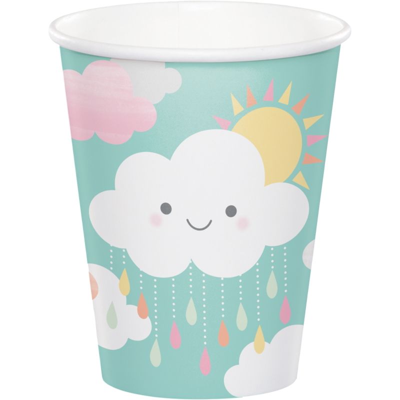 Sunshine Baby Shower Paper Cups Pack of 8 | Party Save Smile