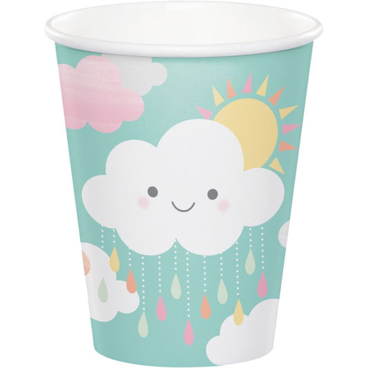 Sunshine Baby Shower Paper Cups Pack of 8 | Party Save Smile