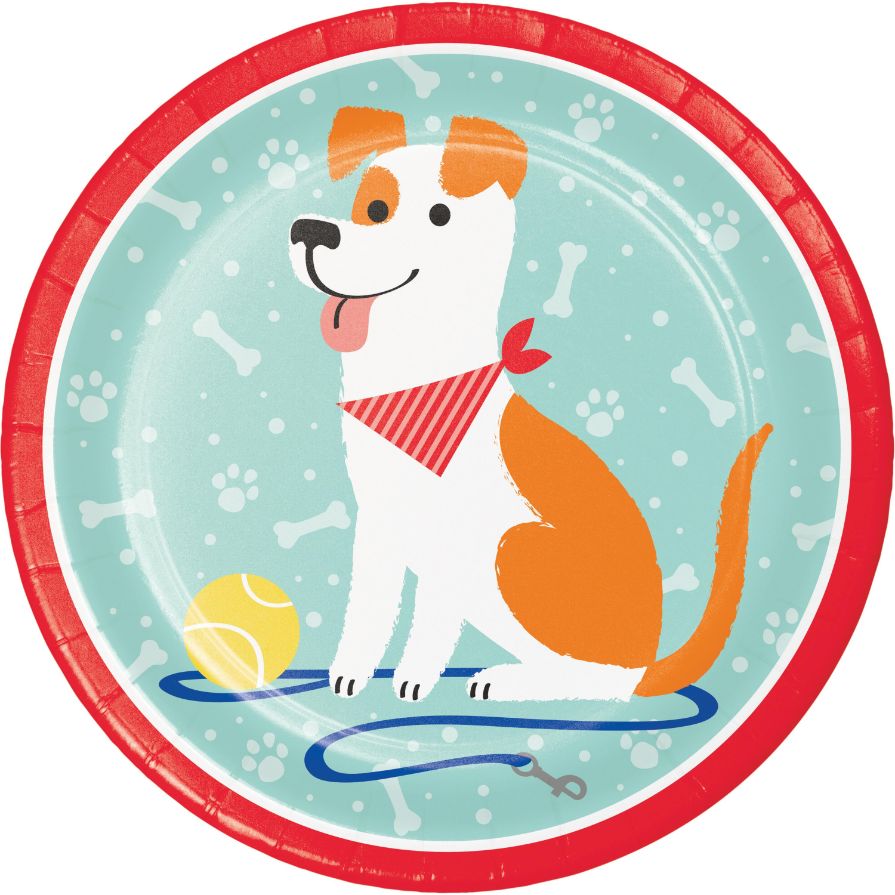 Dog Party Pack: Tableware Kit for 8 - 48 Guests