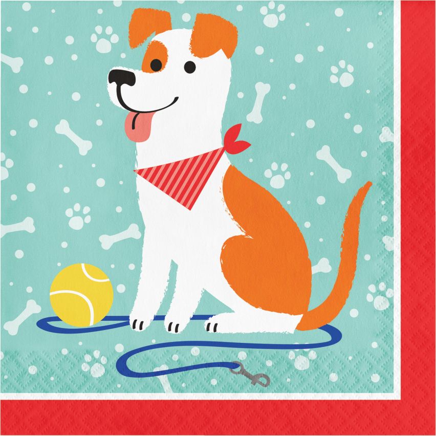 Dog Party Pack: Tableware Kit for 8 - 48 Guests