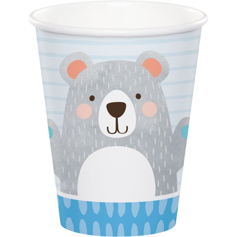 Blue Bear Plates and Napkins Party Pack