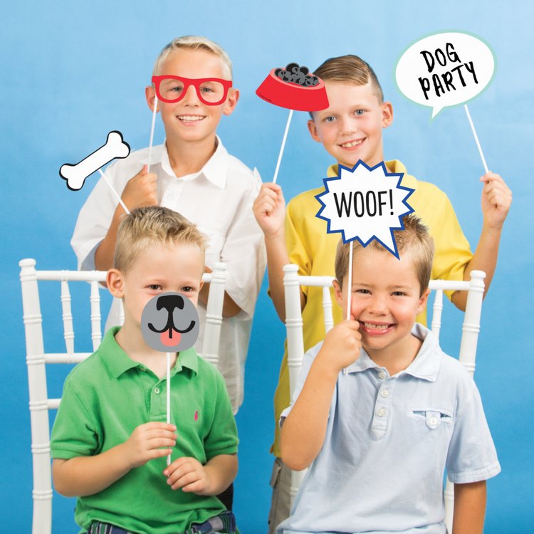 Dog Photo Booth Props 10 Pack | Party Save Smile