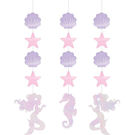 Mermaid Shaped Hanging Decorations