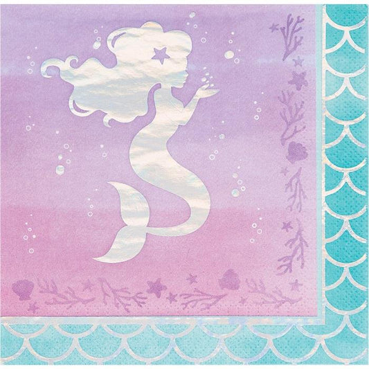 Iridescent Mermaid Napkins