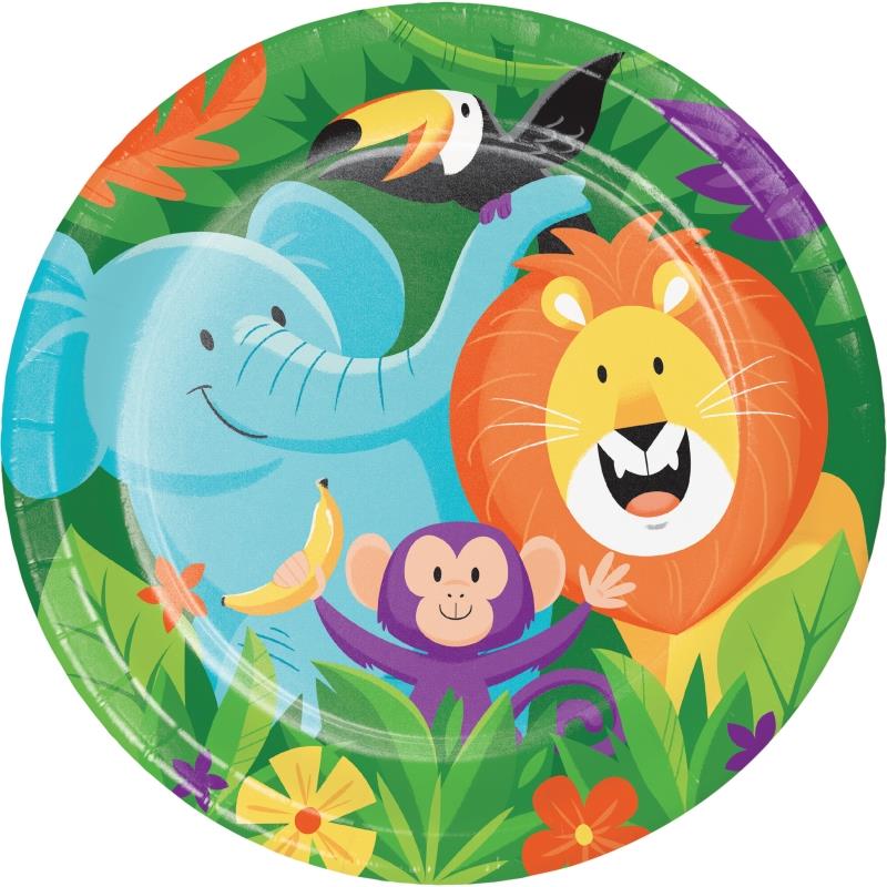 Safari Animal Birthday Party Pack: Tableware Party Kit