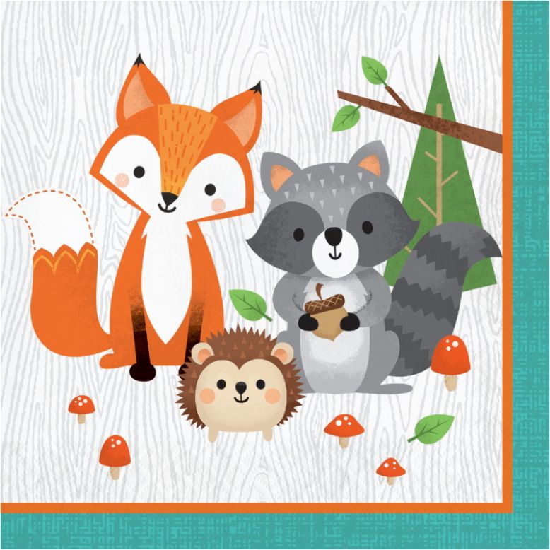 Woodland Animals Birthday Party Pack & Decoration Kit