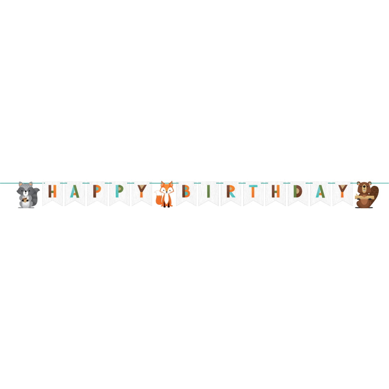 Woodland Animals Birthday Party Pack & Decoration Kit