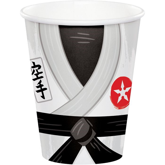 Karate Paper Party Cups Pack of 8 | Party Save Smile
