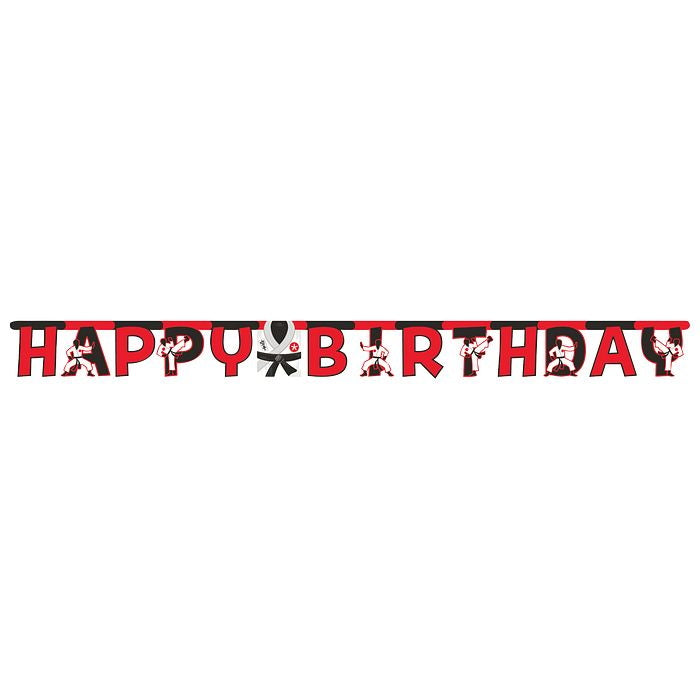 Karate Party Pack: Kit with Decorations & Balloons