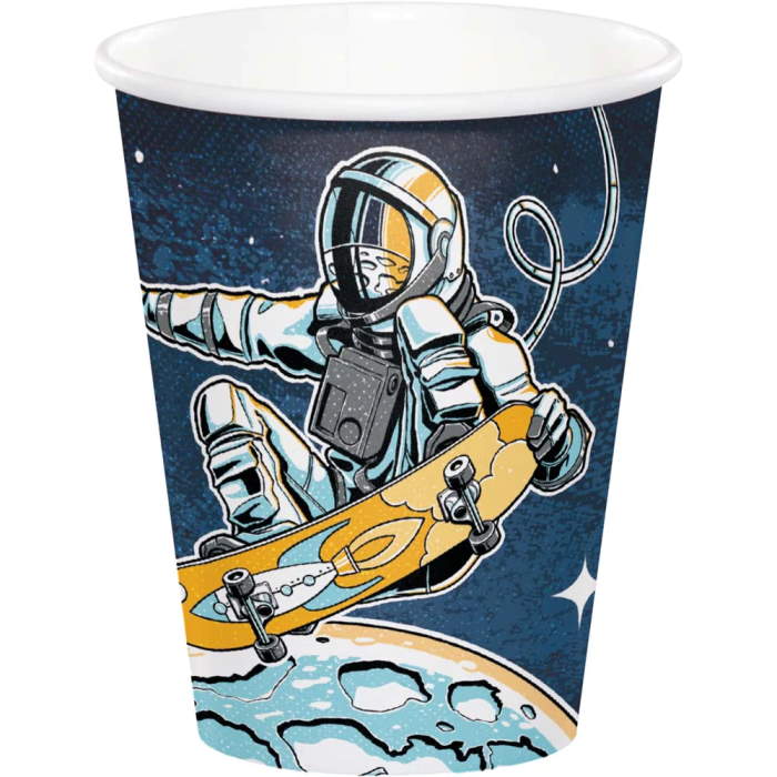 Space Skater Birthday Party Pack: Tableware & Decoration Kit
