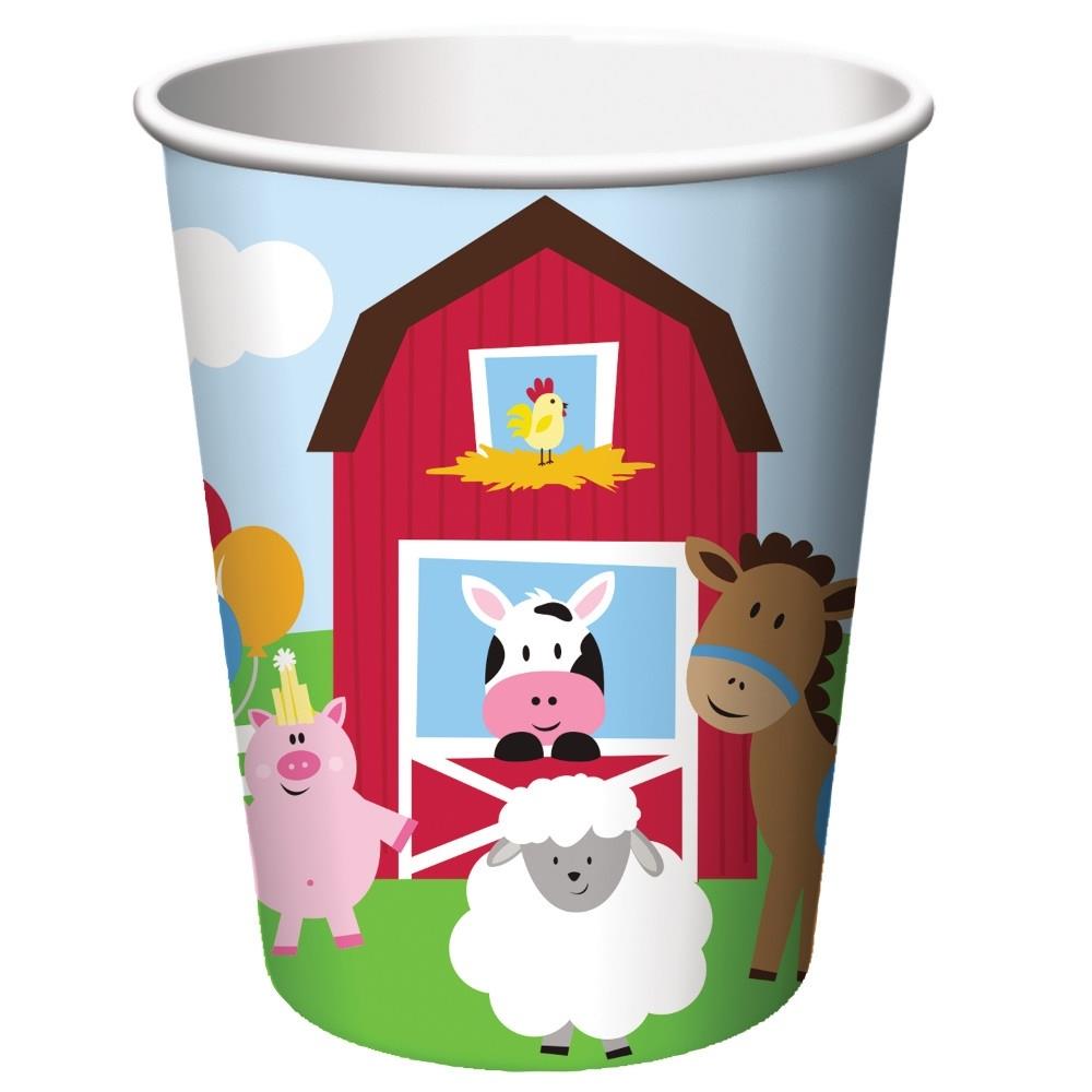 Farm Animal Plates and Napkins Pack: Tableware Kit
