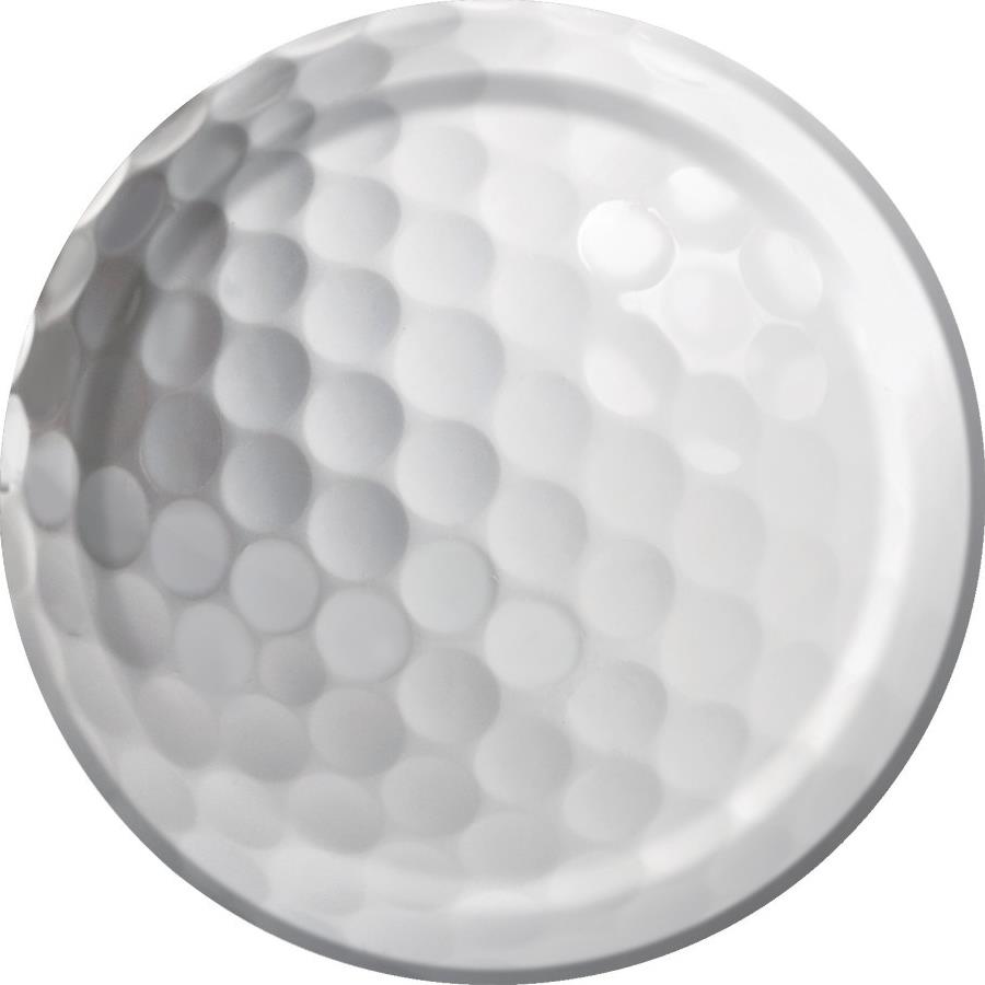 Small Golf Ball Party Plates Pack of 8 | Party Save Smile