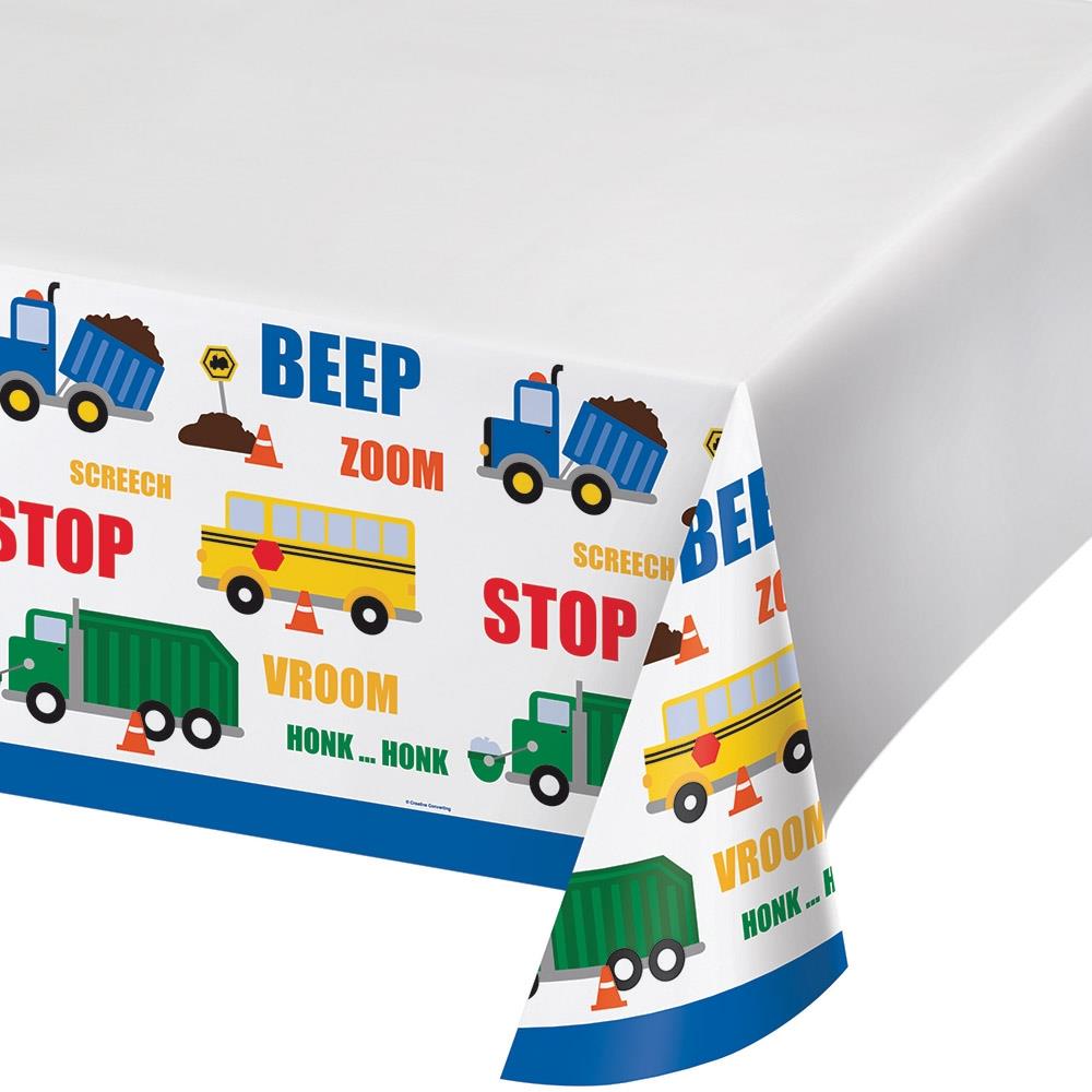Traffic Jam | Vehicle Party Tablecover Tablecloth | Party Save Smile