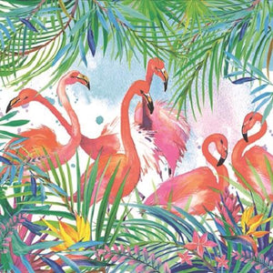 Tropical Flamingo Napkins Pack of 20