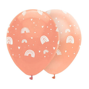 Boho Rainbow Latex Balloons Pack of 6