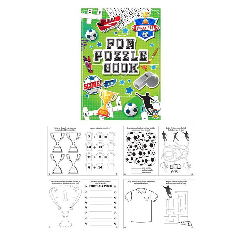 Mini Football Puzzle Book Party Bag Fillers | Party Save Smile