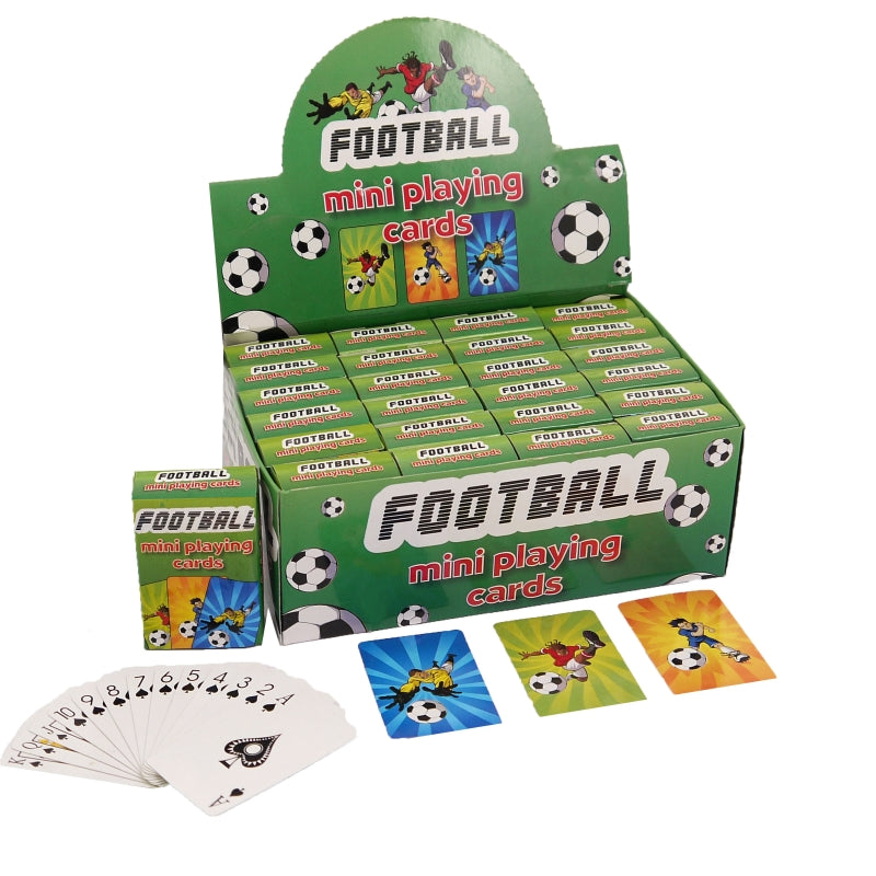 Mini Football Playing Card Party Bag Fillers