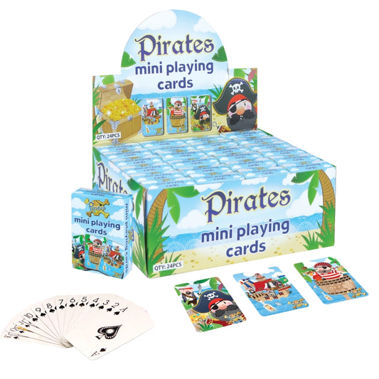 Blue Pirate Mini Playing Card Party Bag Filler