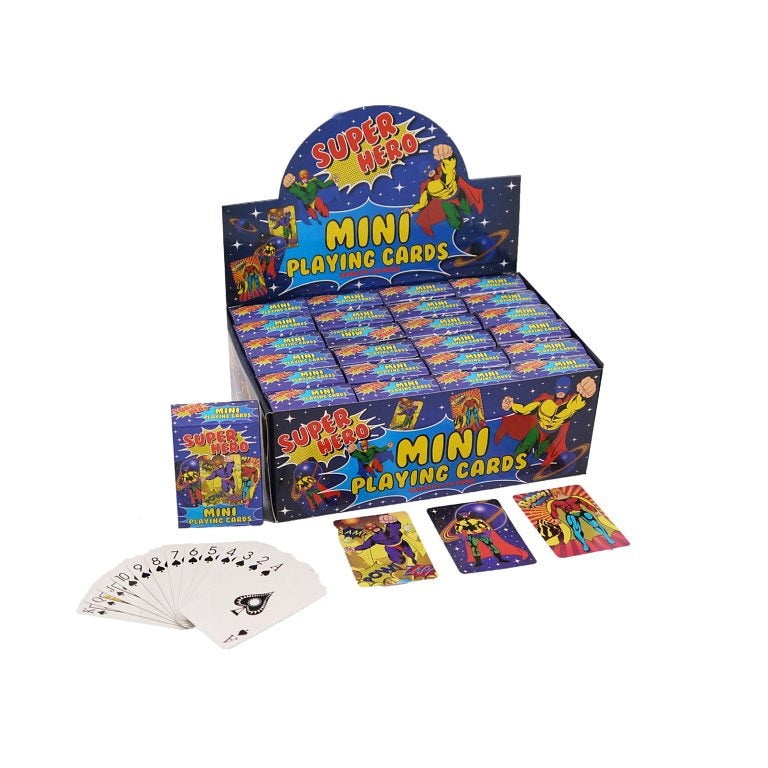 Superhero Playing Card Mini Party Bag Filler | Party Save Smile