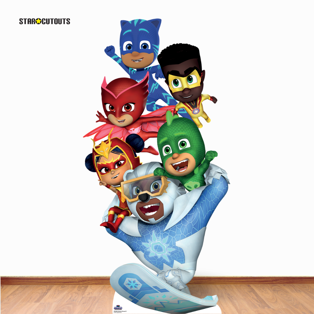 PJ Masks Cardboard Cut Out Group Shot Height 175cm