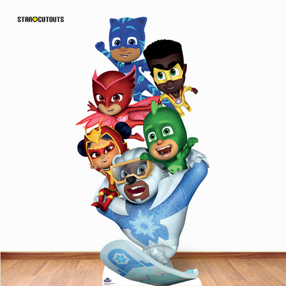 PJ Masks Cardboard Cut Out Group Shot Height 175cm