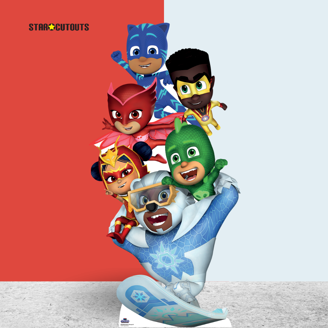 PJ Masks Cardboard Cut Out Group Shot Height 175cm