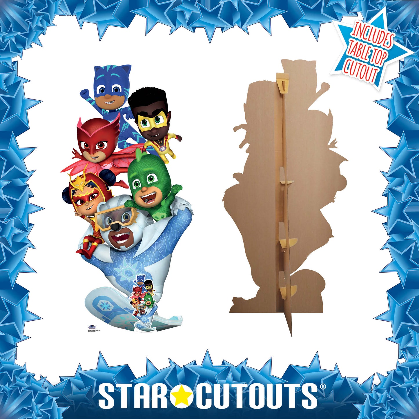 PJ Masks Cardboard Cut Out Group Shot Height 175cm