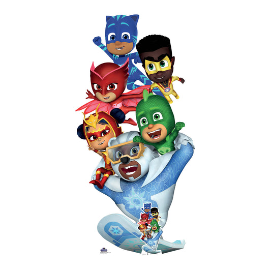 PJ Masks Cardboard Cut Out Group Shot Height 175cm