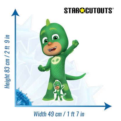 Gekko PJ Masks Cardboard Cut Out Height 83cm