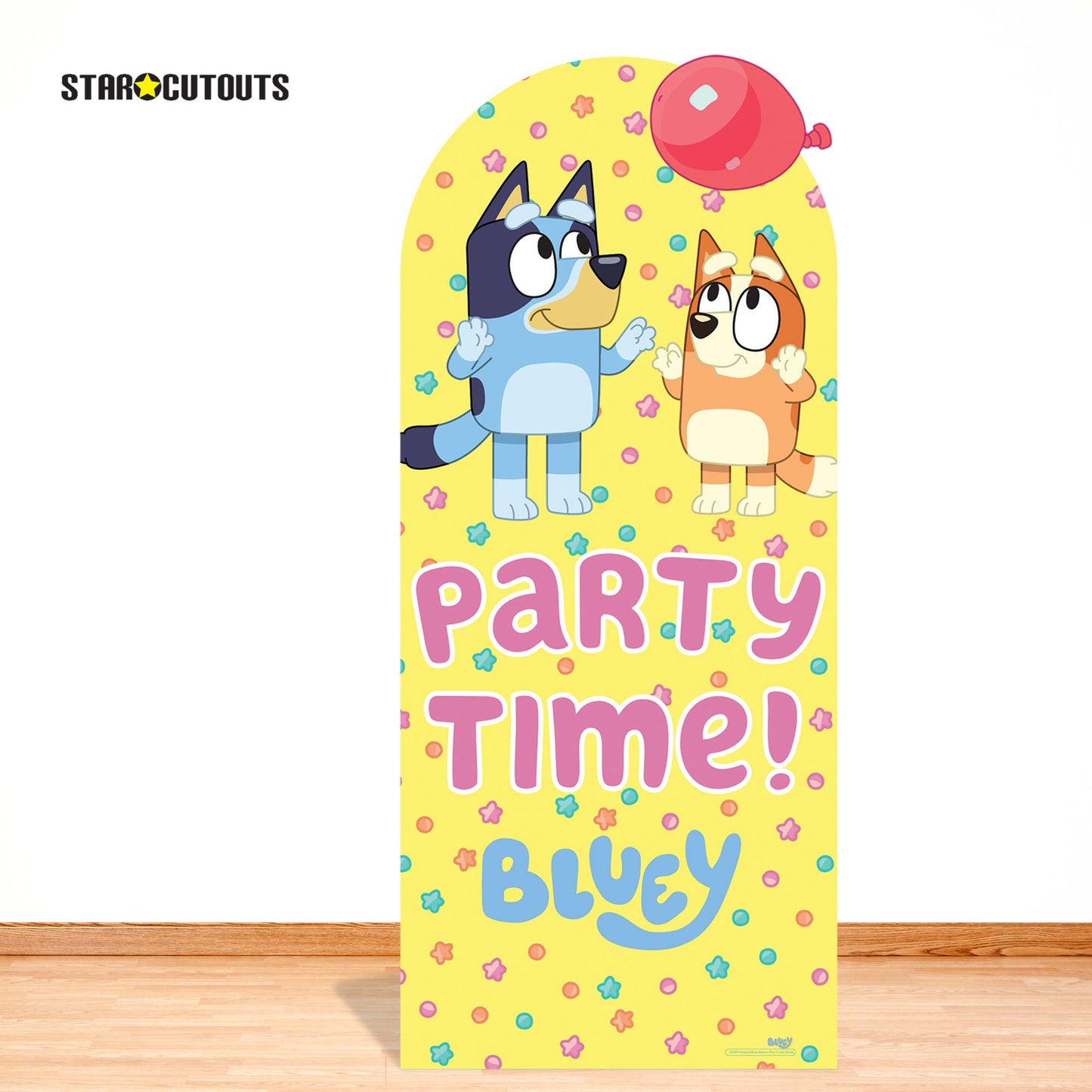 Bluey Cardboard Cutouts with Bingo Balloon Height 185cm