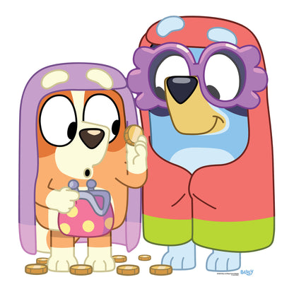Bluey and Bingo Grannies Cardboard Cut Outs Height 91cm