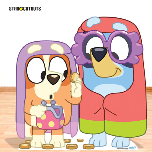 Bluey and Bingo Grannies Cardboard Cut Outs Height 91cm