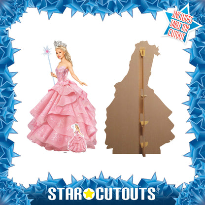 Glinda Wicked Pink Witch Cardboard Cut Out Height 150cm