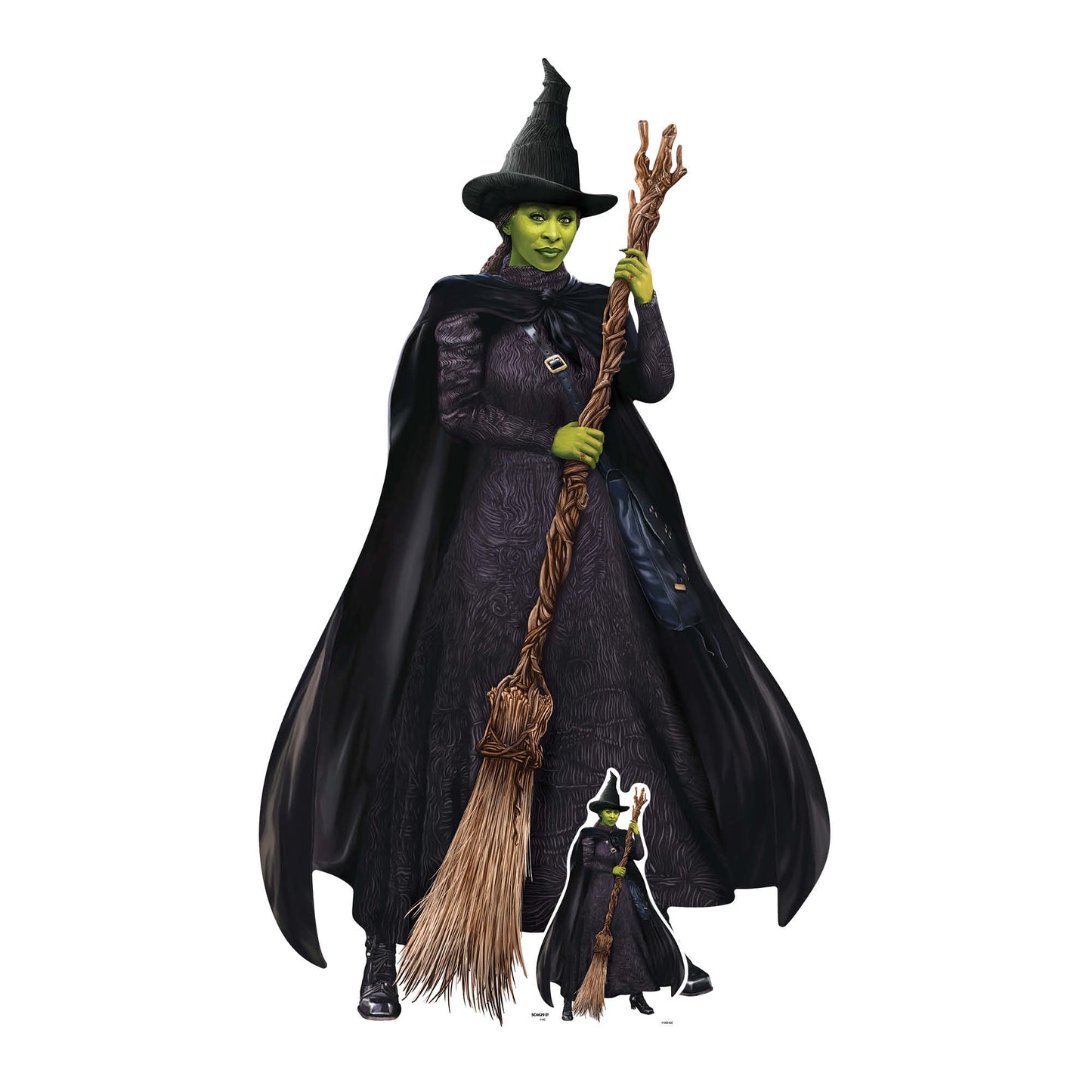 Wicked Elphaba Cardboard Cutout Green Witch Height 159cm