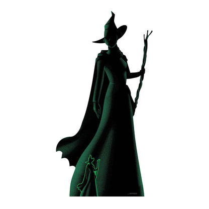 Wicked Elphaba Witch Silhouette Cardboard Cut Out Height 163cm