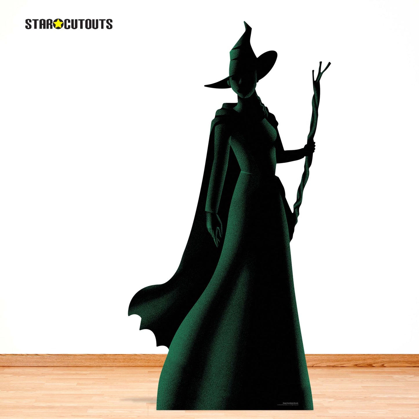 Wicked Elphaba Witch Silhouette Cardboard Cut Out Height 163cm