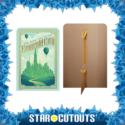 Wicked Emerald City Theme Backdrop Cardboard Cut Out Height 133cm