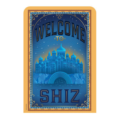Wicked Welcome To Shiz Party Backdrop Cardboard Cut Out Height 133cm