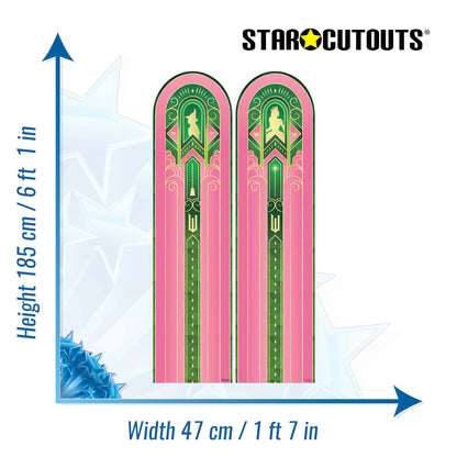 Wicked Cardboard Cut Out Backdrop Pack Height 185cm