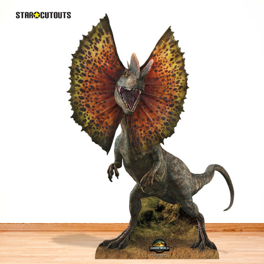 Jurassic World Dilophosaurus Cardboard Cut Out Height 135cm