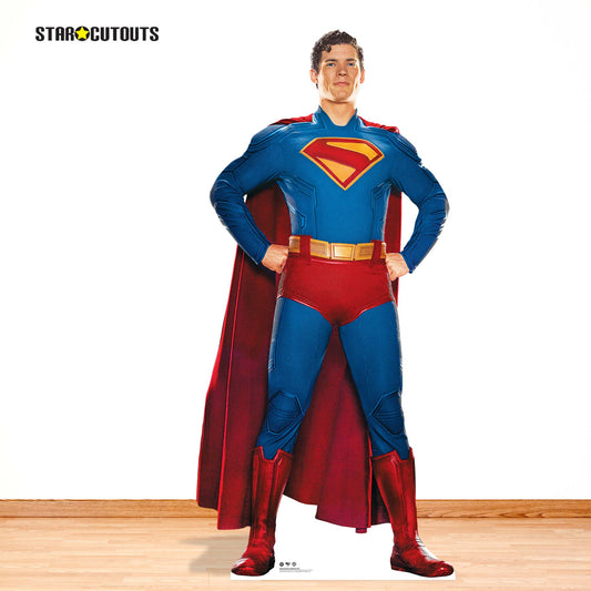 Superman 2025 Cardboard Cutout Hero Pose David Corenswet Height 193cm